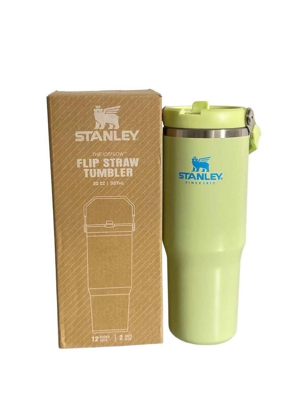 Stanley IceFlow Flip Straw Tumbler 30 OZ Citron